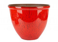 Red Ceramic Look Planter (40cm)
