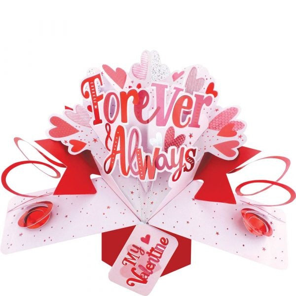 3D Pop Up Card by Second Nature - Forever &amp; Always
