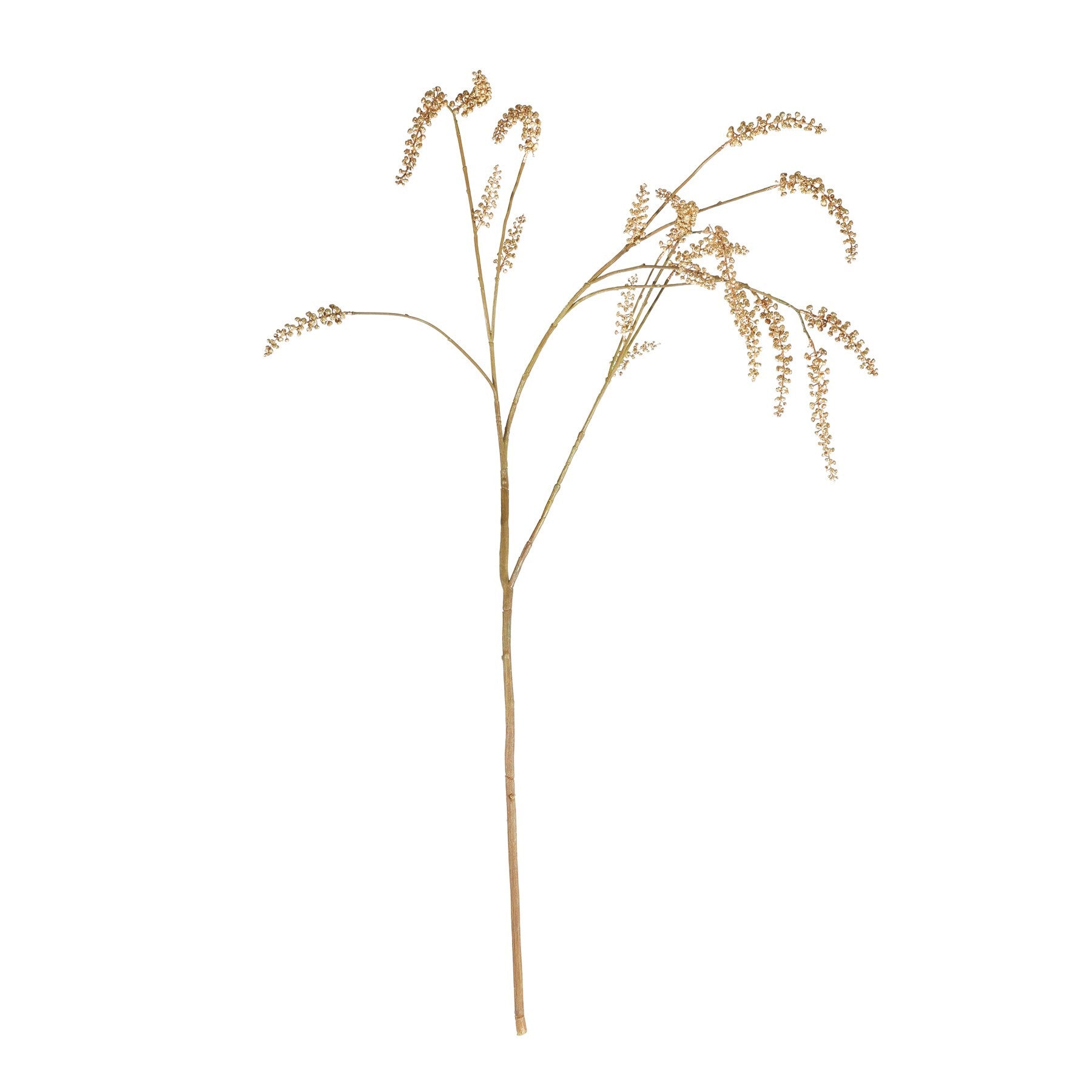Botanica Glitter Gold Phytolacca Branch (150cm)