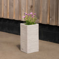 Stone Tall Square Amalfi Planter (60cm)
