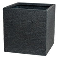 Ash Grey Square Slate Effect Planter (39cm)
