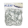 Premium Silver Pleat Ribbon (50mm x 30m)