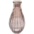 Grey Vintage Fluted Bud Vase (14cm)
