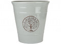 Grey Deluxe Plastic Planter (30cm)