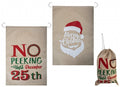 Luxury Jute Santa Sack