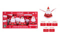 6 Santa Novelty Crackers