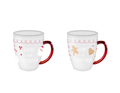 Festive Glass Quote Mug