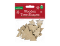Wooden Tree Shapes (12 Pack)