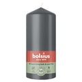 Bolsius Stormy Grey Essentials Pillar Candle (130mm)