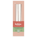 Bolsius Cloudy White Essentials Tapered Candles (245 x 24mm)