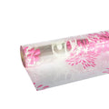 White &amp; Pink Starburst Film (80cm x 100m)