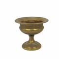 Antique Gold Creation Footed Metal Bowl (16cm)