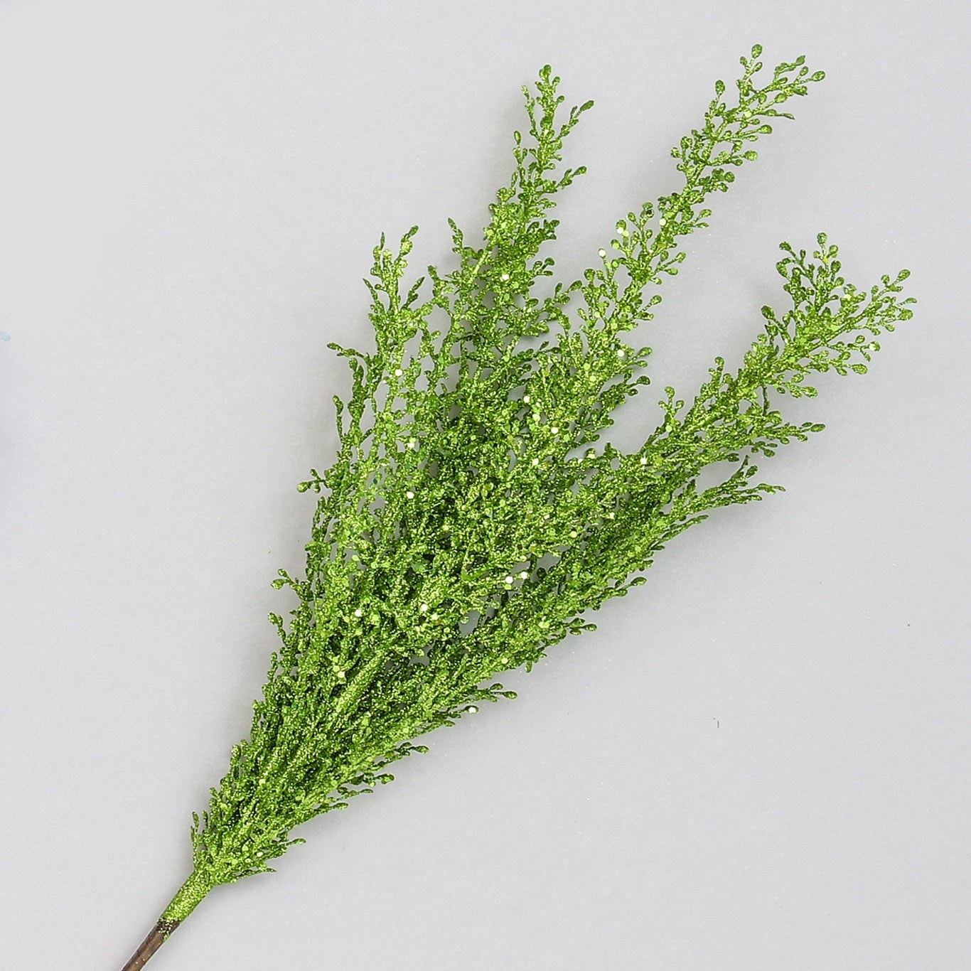 Glitter Mini Leaf Bush Green (60cm)