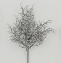 Glitter Berry Spray Silver (56cm)
