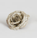 Glitter Champagne Rose with Clip (18cm)