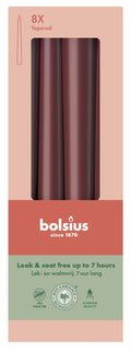 Velvet Red Bolsius Tapered Candles (245 x 24mm)
