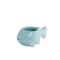 Light Blue Fish Ceramic Pot