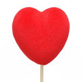 Red Velvet Touch Heart Pick