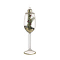 Clear Glass Goblet Ornament (14cm)