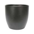 Black Indoor Ceramic Planter (18cm H)