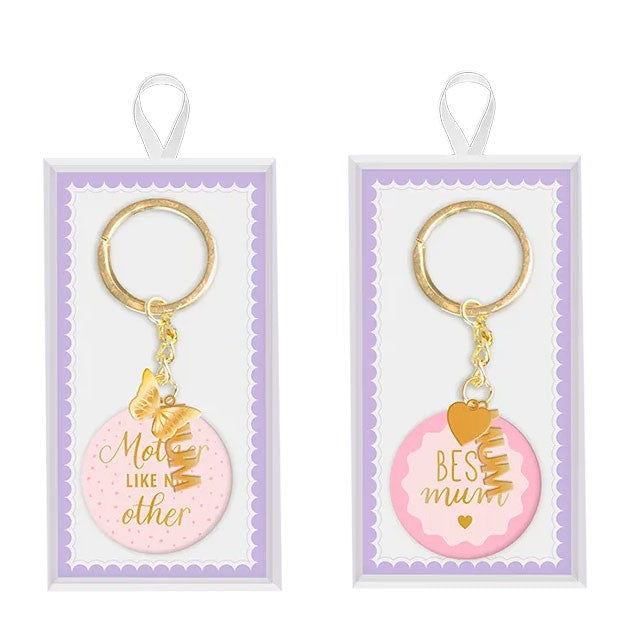 Mothers Day Metal Keyring (Assorted Designs)