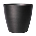 Dark Grey Metallic Look Planter (25cm)