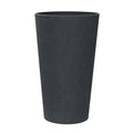 Charcoal Black Aged Effect Tall Plastic Planter (76cm)