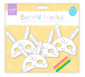 Easter Colour Your Own Masks Set 4pk