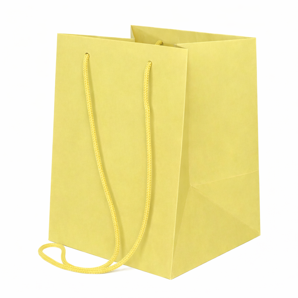 19x25cm Sage Cream Hand Tie Bag (10/100)