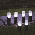 Black Rattan Pathway Lights (Set of 6)