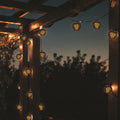 Flickering Bulb Solar Hanging Lantern Lights