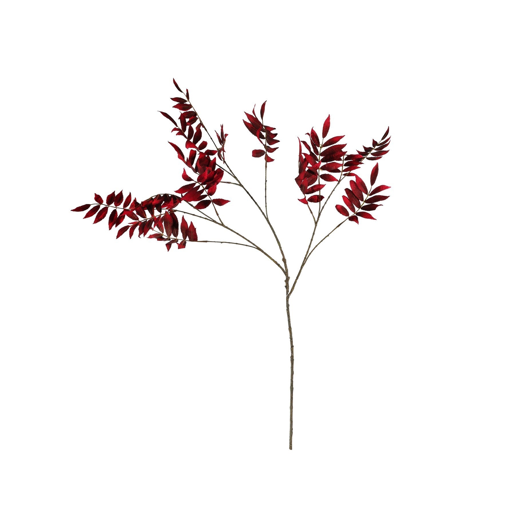 Orange Sorbus Leaf Spray (109cm)