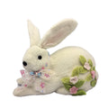 Rabbit with Bow &amp; Flowers