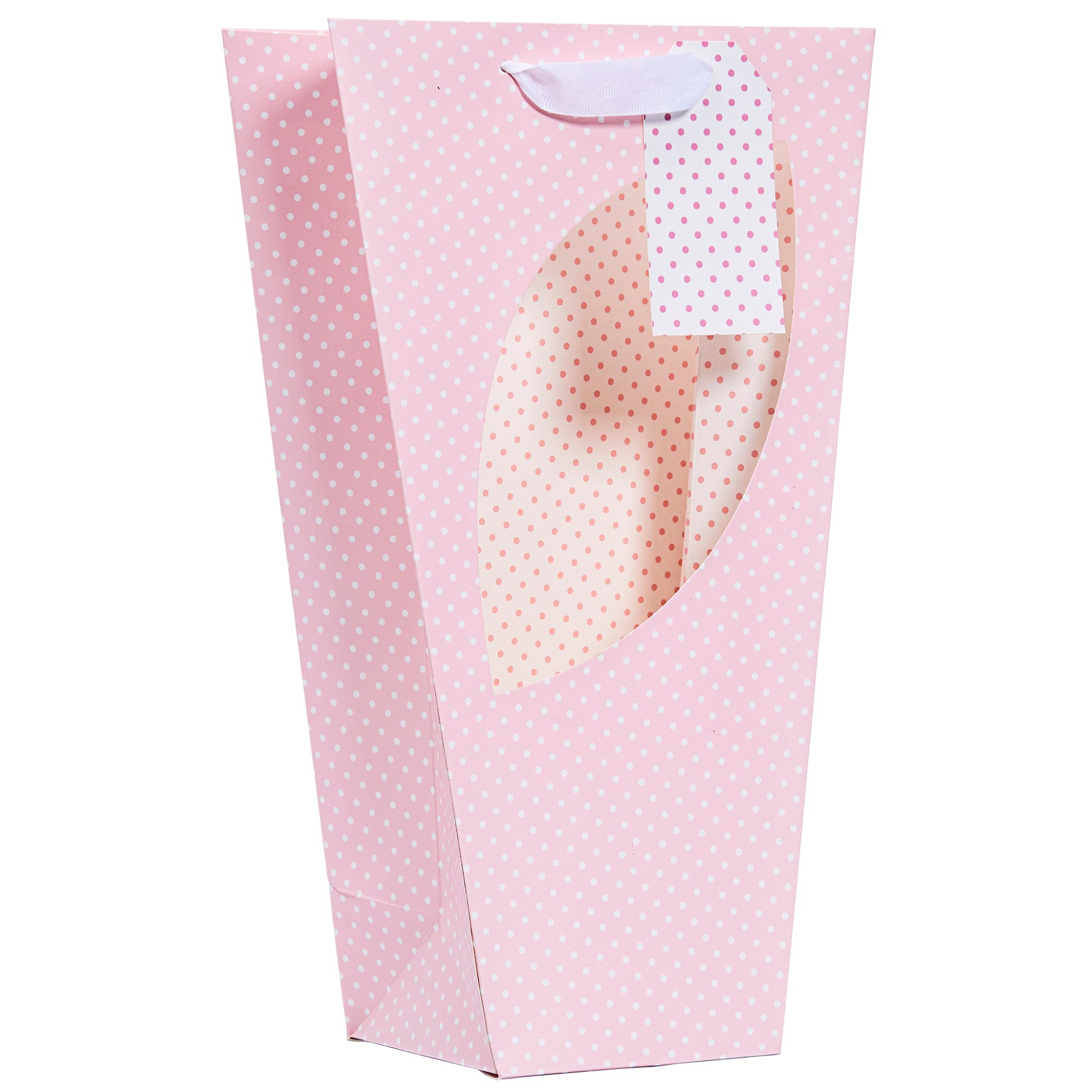 Pink Polka Orchid Bag (Medium)