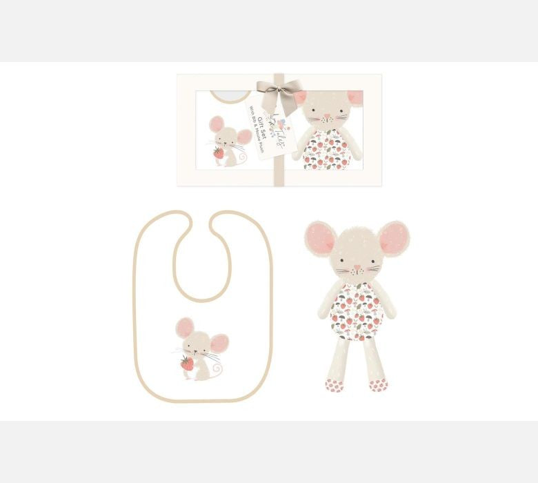 Garden Tales Bib &amp; Teddy Set