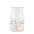 Whispering Petals Patterned Glass Vase