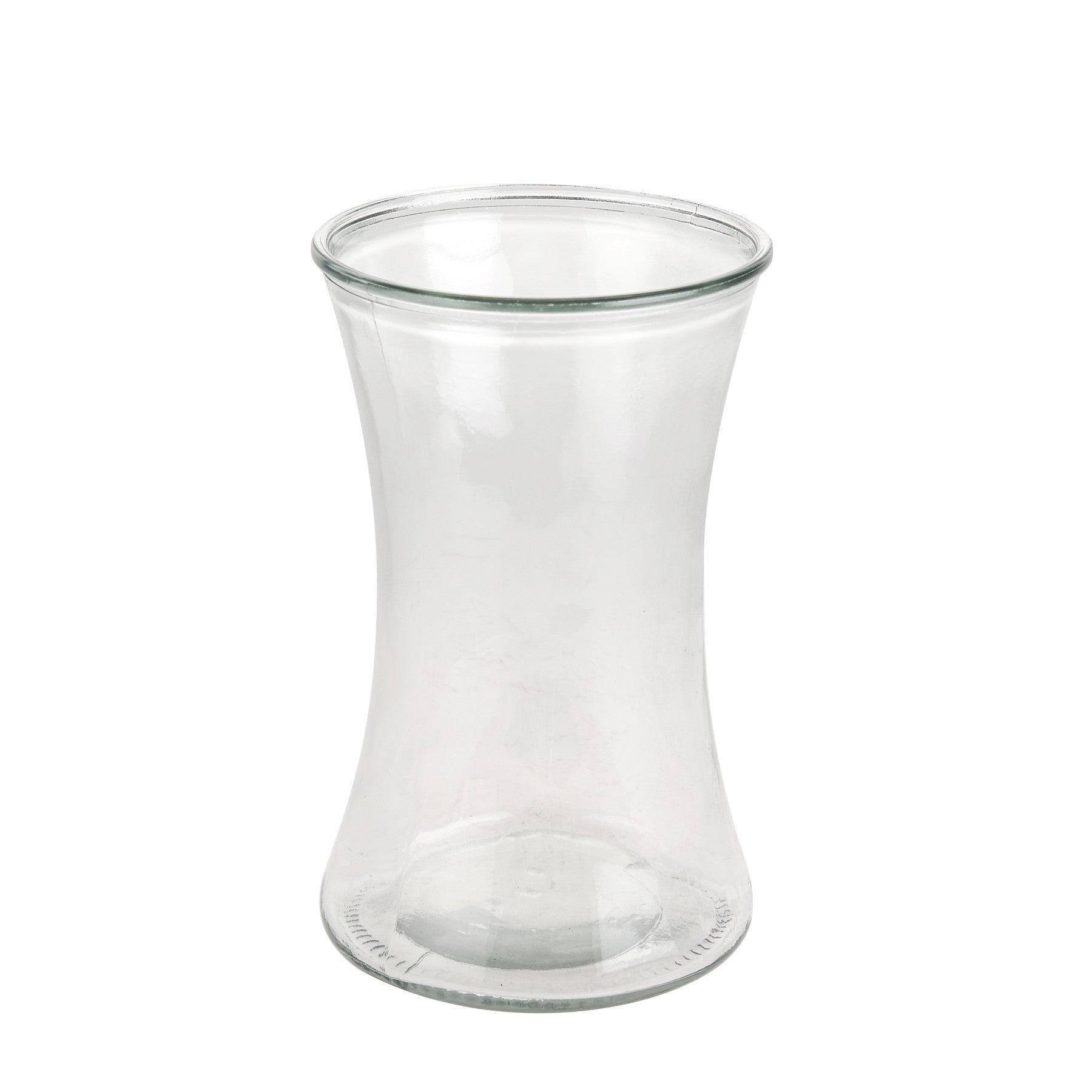 Clear Glass Hand Tied Vase (20cm)