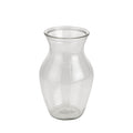 Clear Glass Olpe Vase (20cm x 12.5cm)