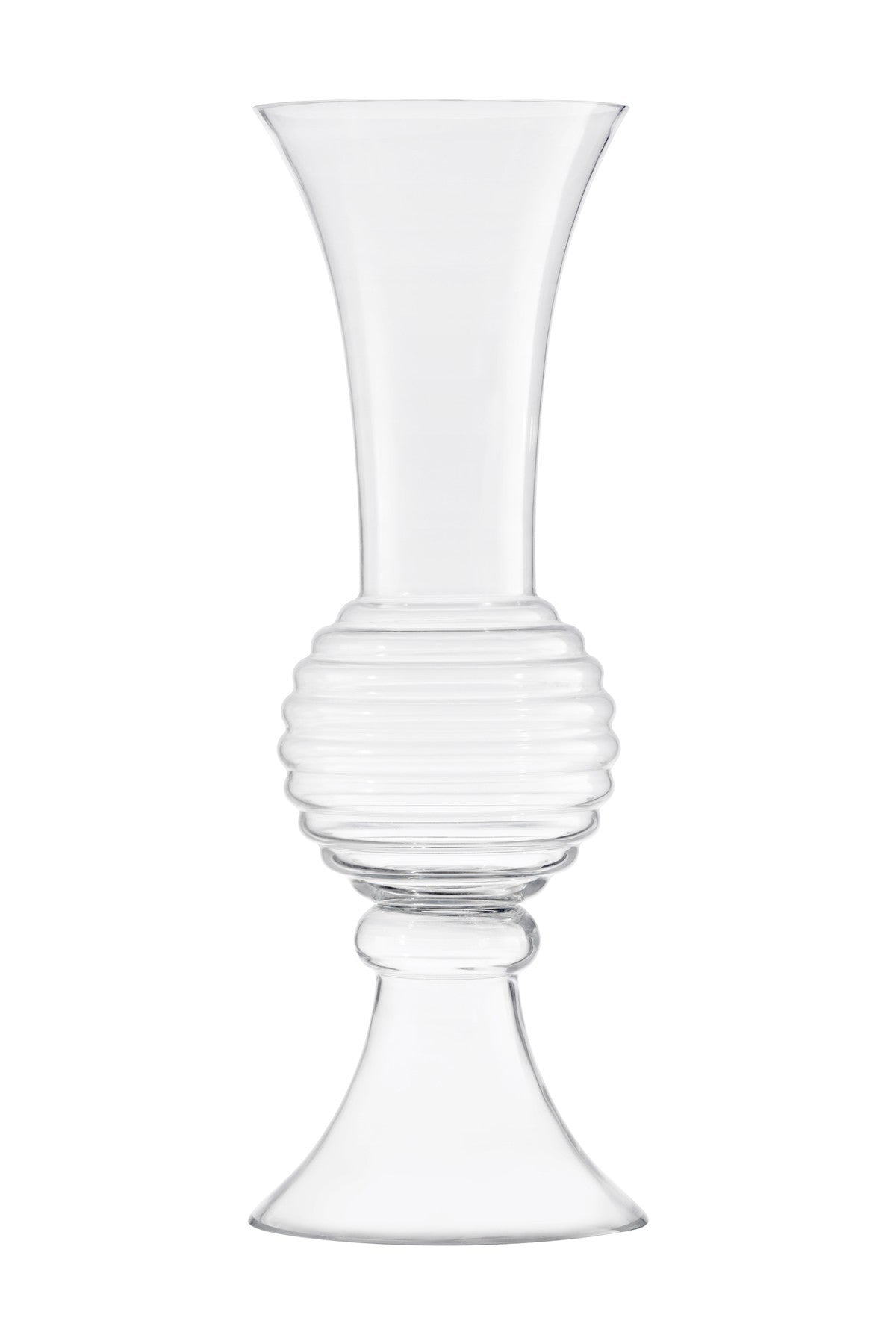 Honeycomb Duo Clear Glass Vase (55cm)