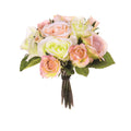 Pink/Cream Vintage Rose Bundle (25cm)