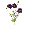 Purple Olivia Poppy Spray (75cm)