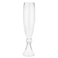 Clear Elevated Bullet Glass Vase (61cm)