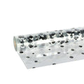 Black &amp; White Double Polka Dot Clear Cello