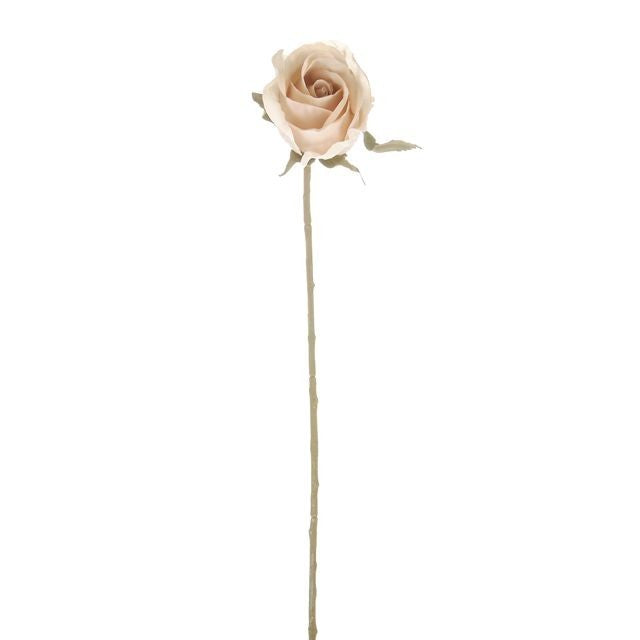 Cream Rose Bud Stem (46cm)