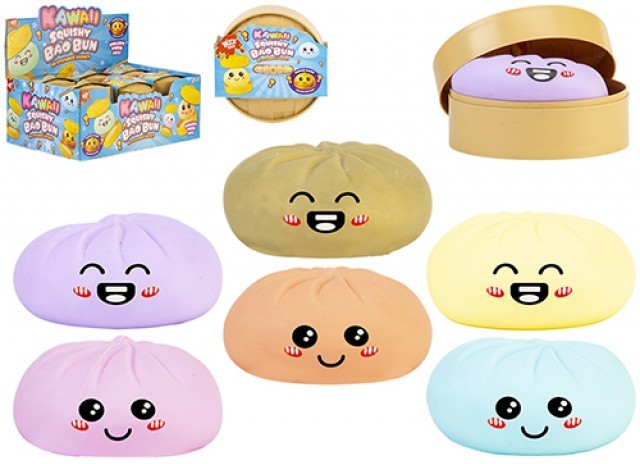 Pastel Bao Dumpling in Basket (8.5cm)