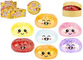 Pastel Glitter Bao Dumpling in Basket (8.5cm)