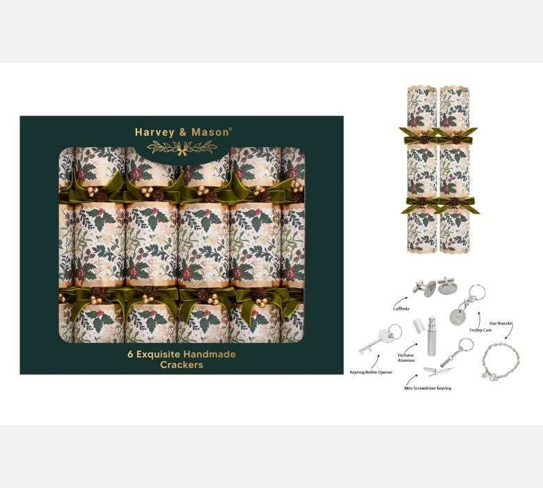 Exquisite Green Foliage Crackers (13.5cm)