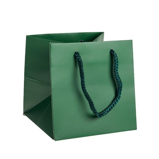Green Small Hand Tie Bag (Pack of 10)