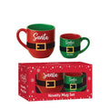 Santa &amp; Santas Little Helper Mug Set