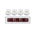 Set of 4 Christmas Robin Drinking Glasses